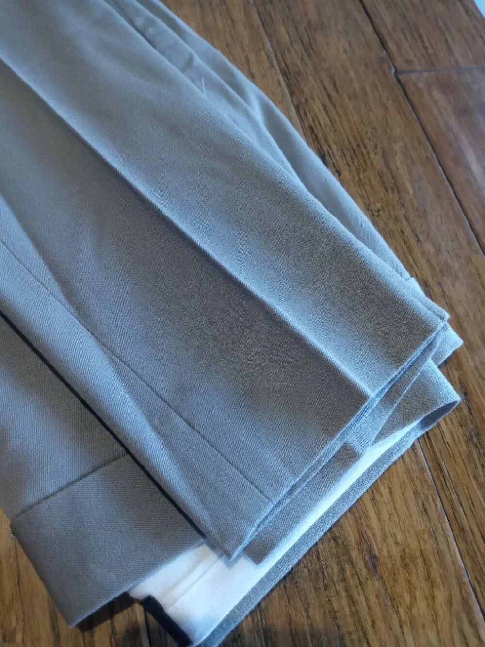 BANANA REPUBLIC FACTORY high rise slim ankle pants in gray (sz0)